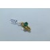 18 Kt Yellow Gold Ring Natural Cabochon Emerald Gemstone Women's Ring size 13